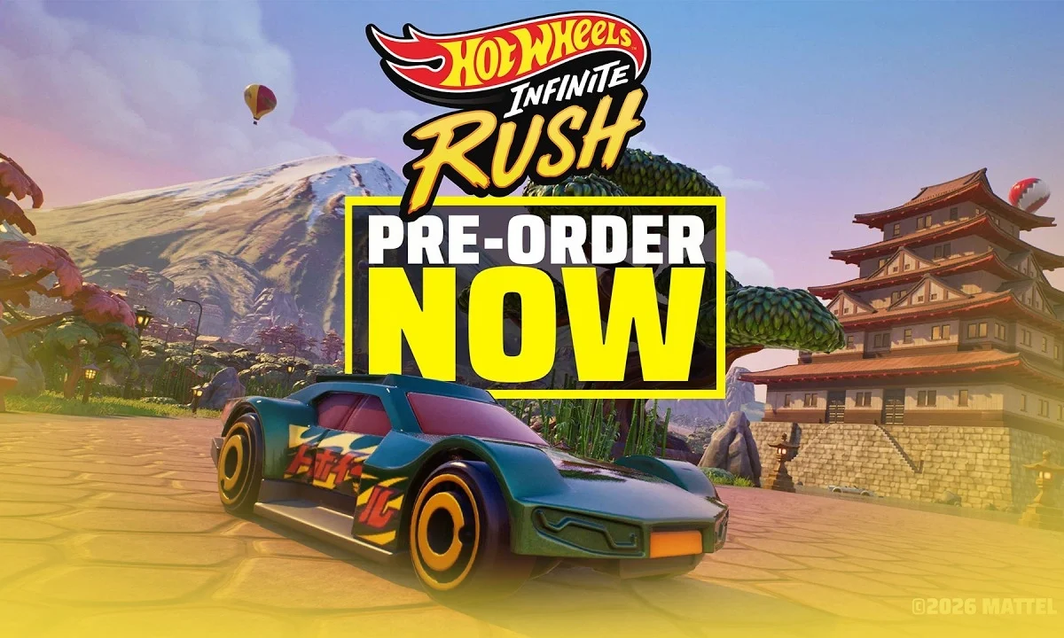 HOT WHEELS Infinite Rush pisa el acelerador: 44 autos, una isla Ferrari y más de un año de contenido
